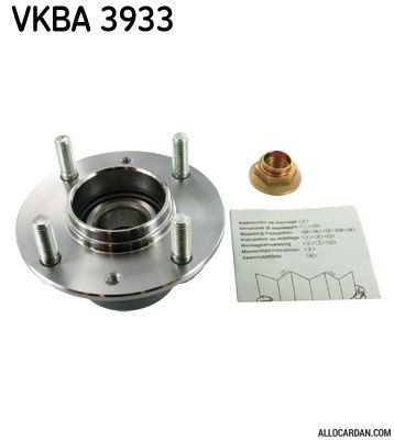 Kit de roulements de roue SKF VKBA3933