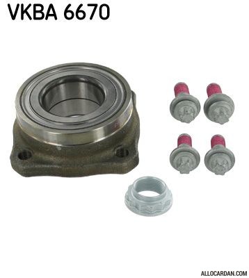 Kit de roulements de roue SKF VKBA6670