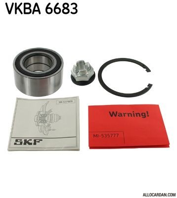 Kit de roulements de roue SKF VKBA6683