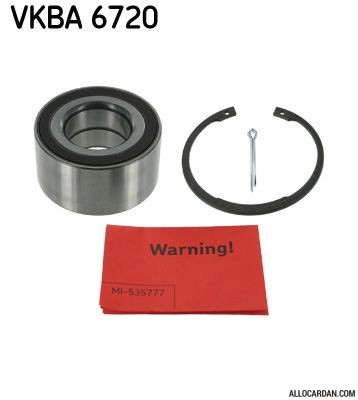 Kit de roulements de roue SKF VKBA6720