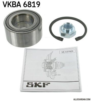 Kit de roulements de roue SKF VKBA6819