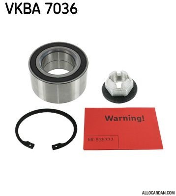 Kit de roulements de roue SKF VKBA7036
