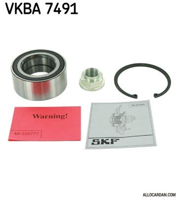 Kit de roulements de roue SKF VKBA7491